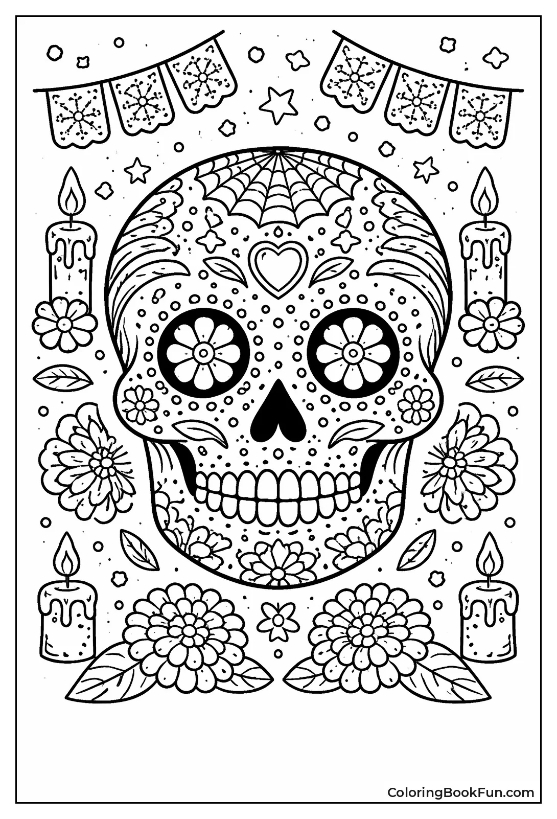 Alebrije Pattern Sugar Skull
