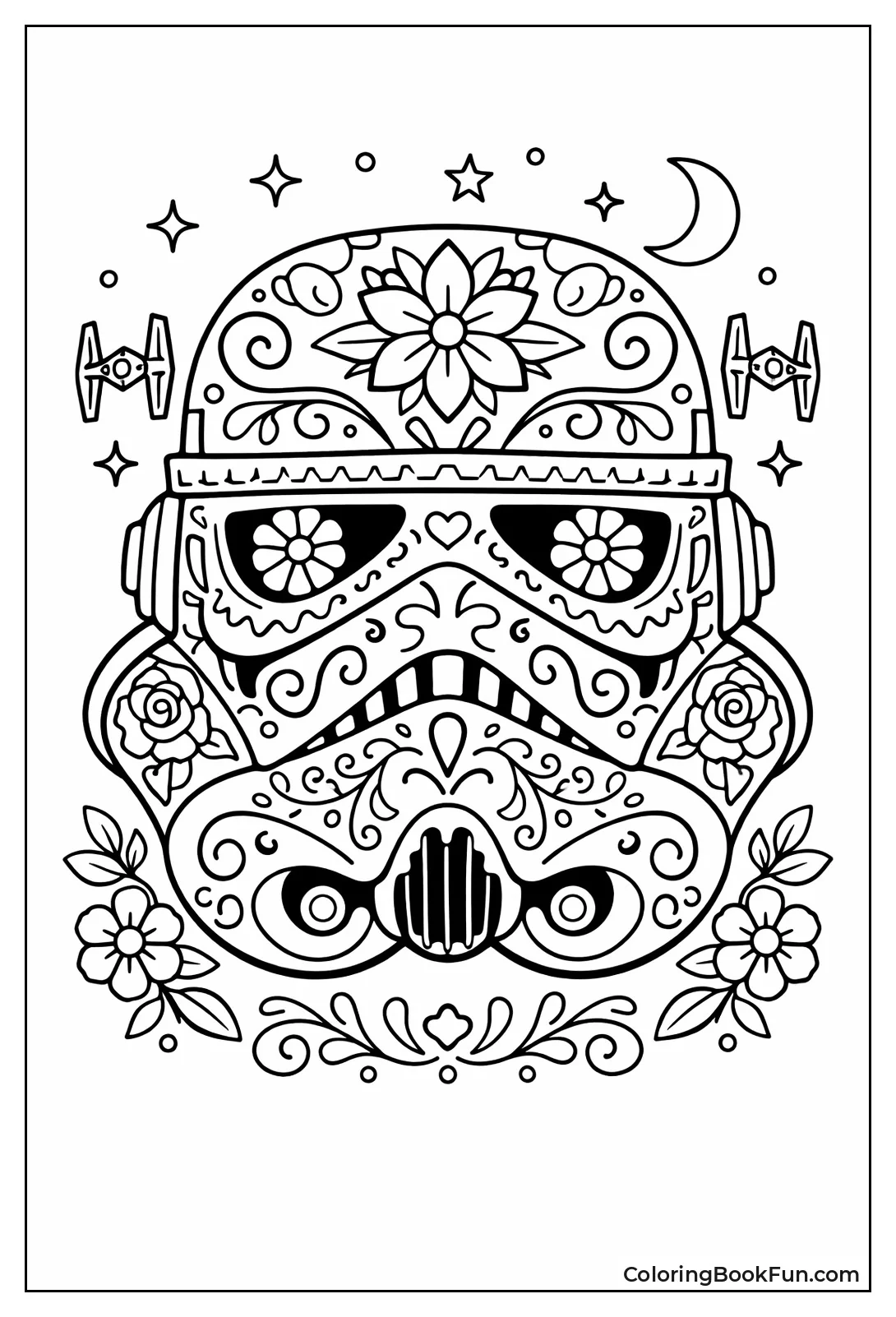 Sugar Skull Stormtrooper Helmet
