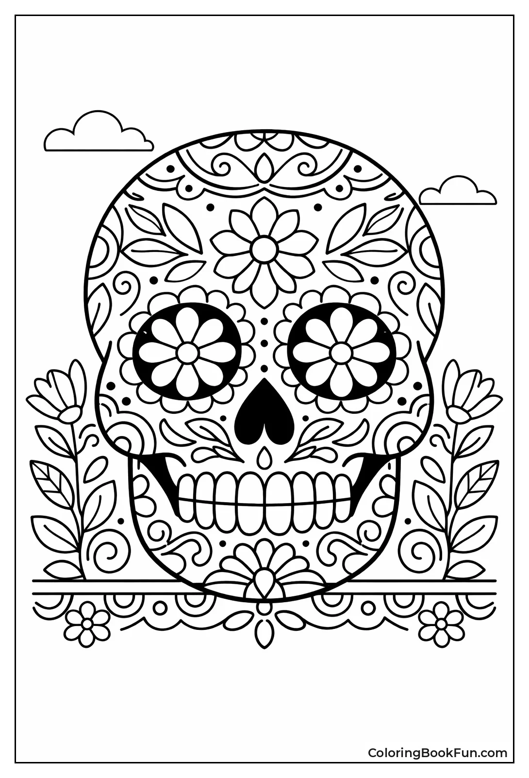 Talavera Pottery Sugar Skull