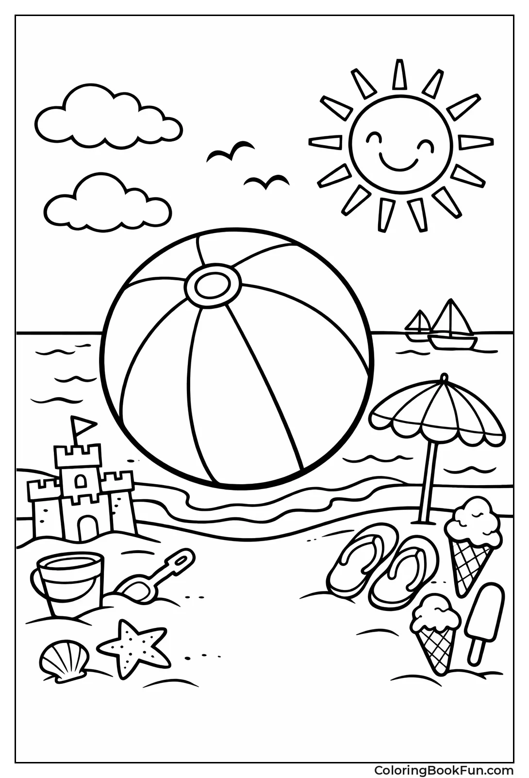 Bouncing Beach Ball