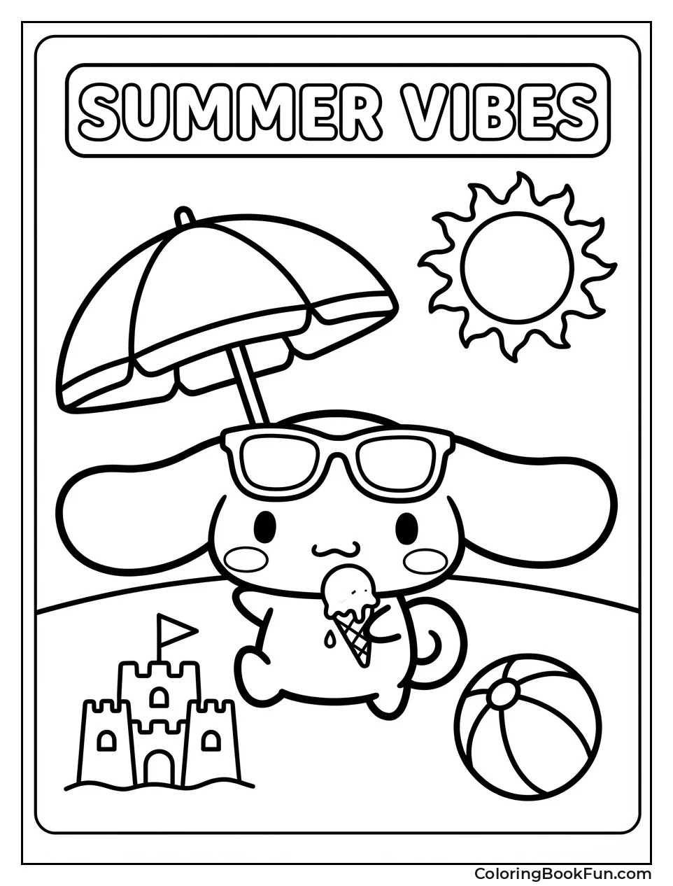 Summer Beach Cinnamoroll