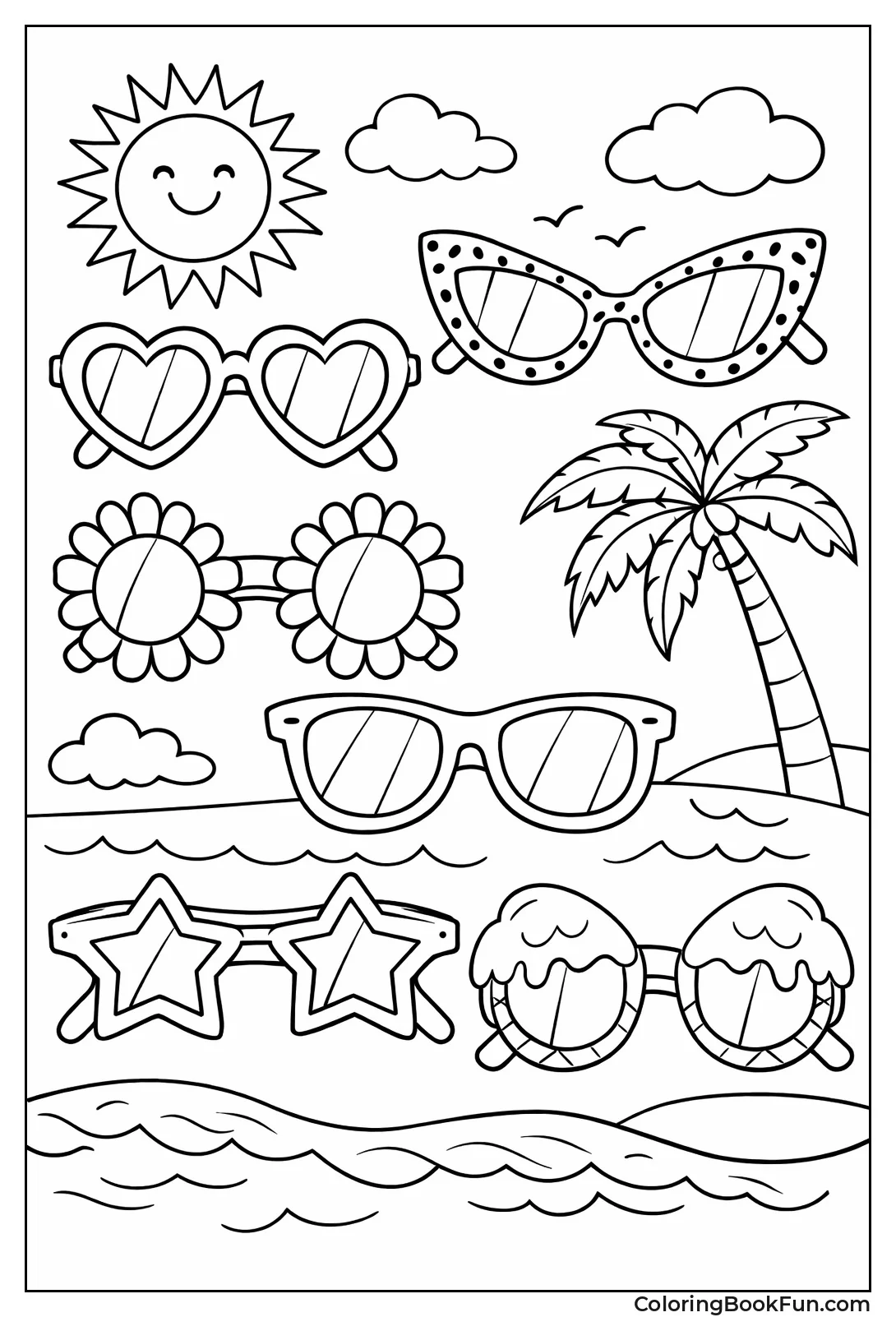 Funky Sunglasses Pattern