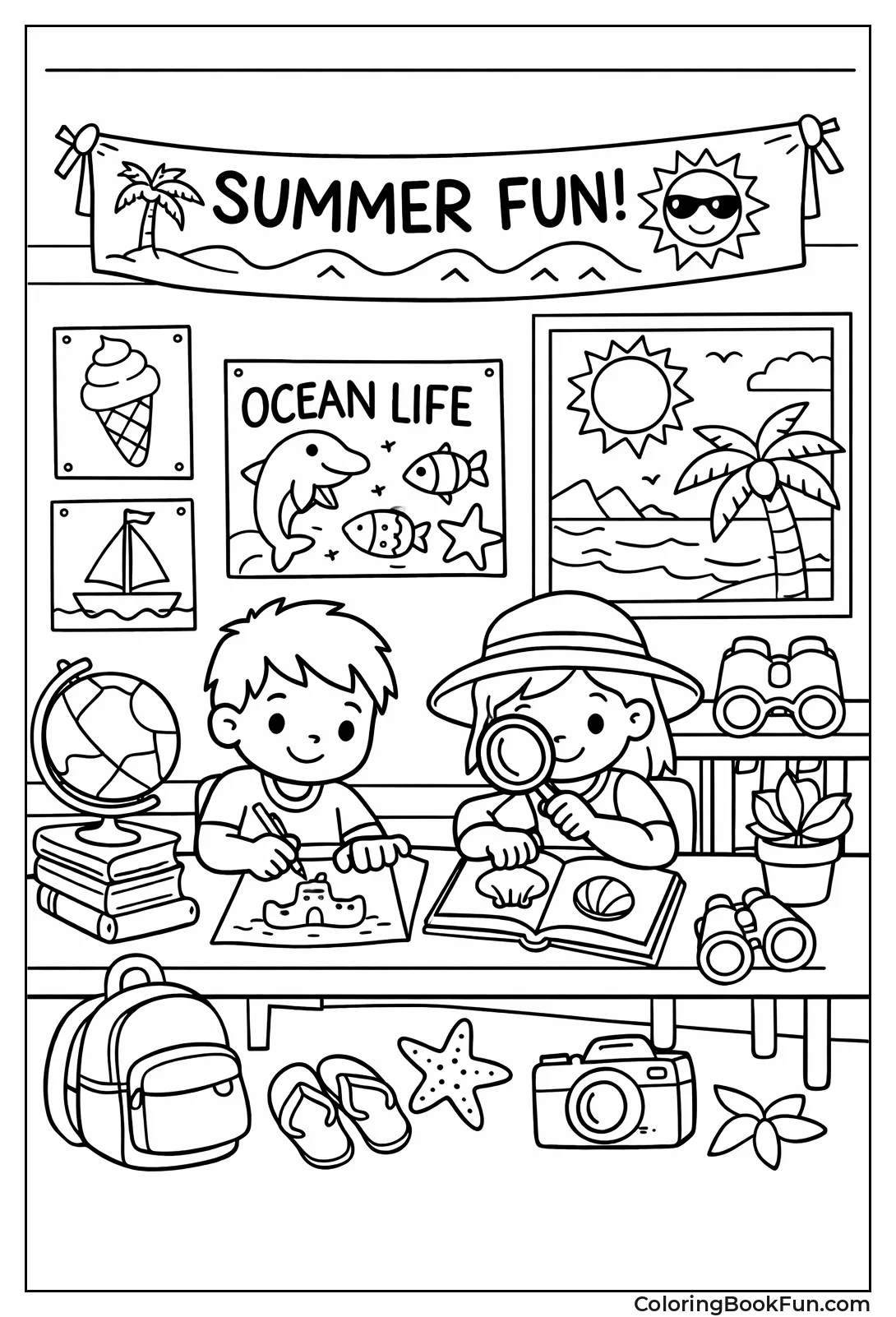 Summer School Scenes