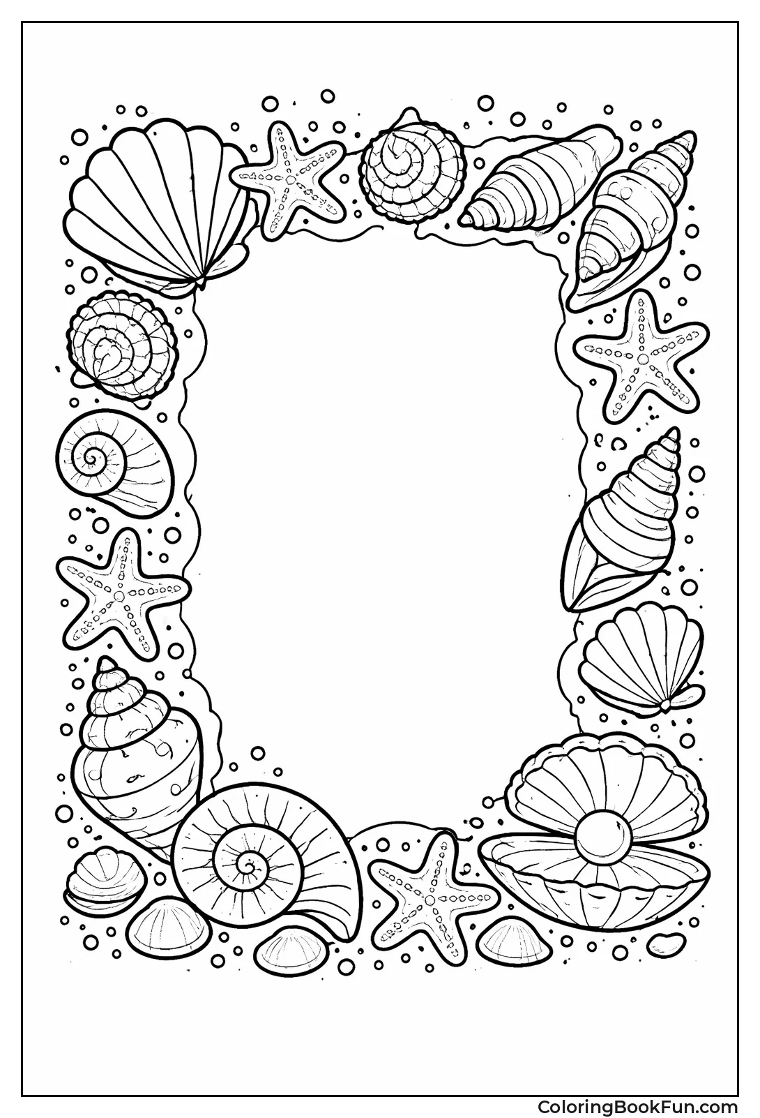 Seashell Border Frame