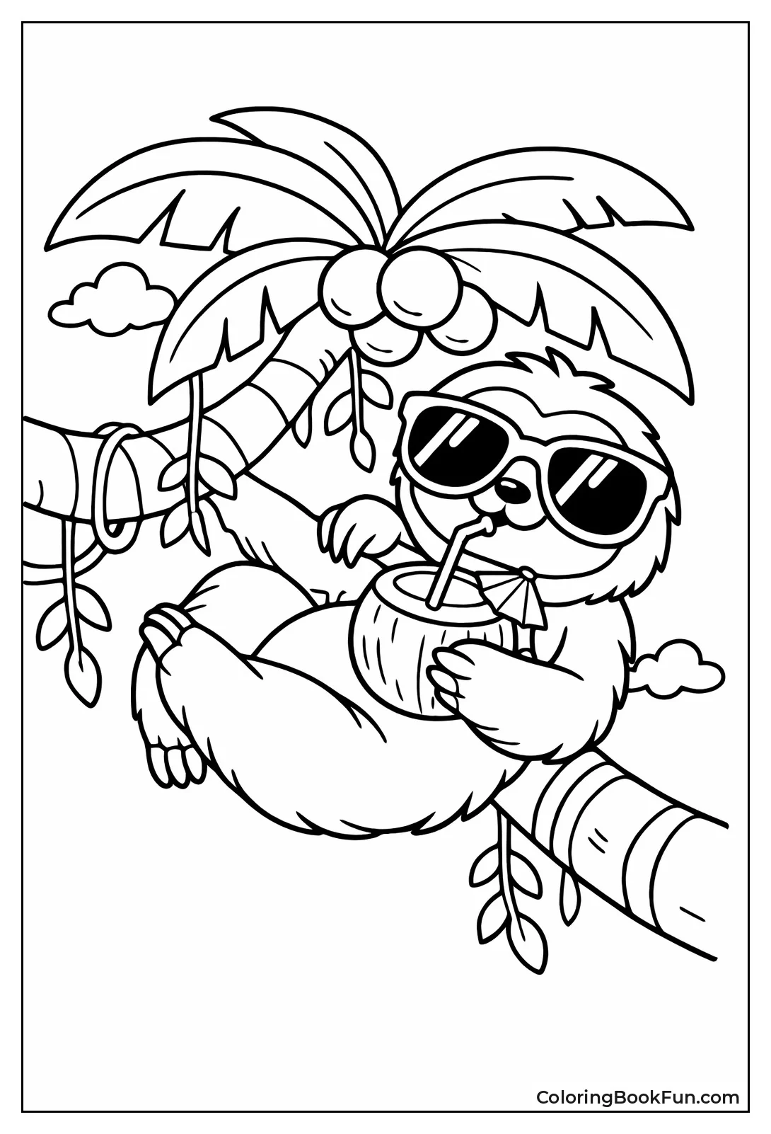 Sloth Sips Coconut Drink