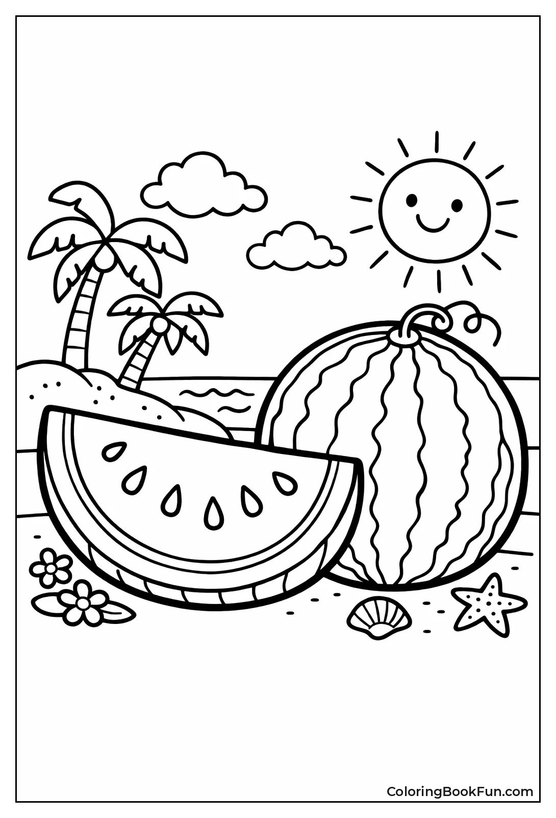 Juicy Summer Watermelon Slice