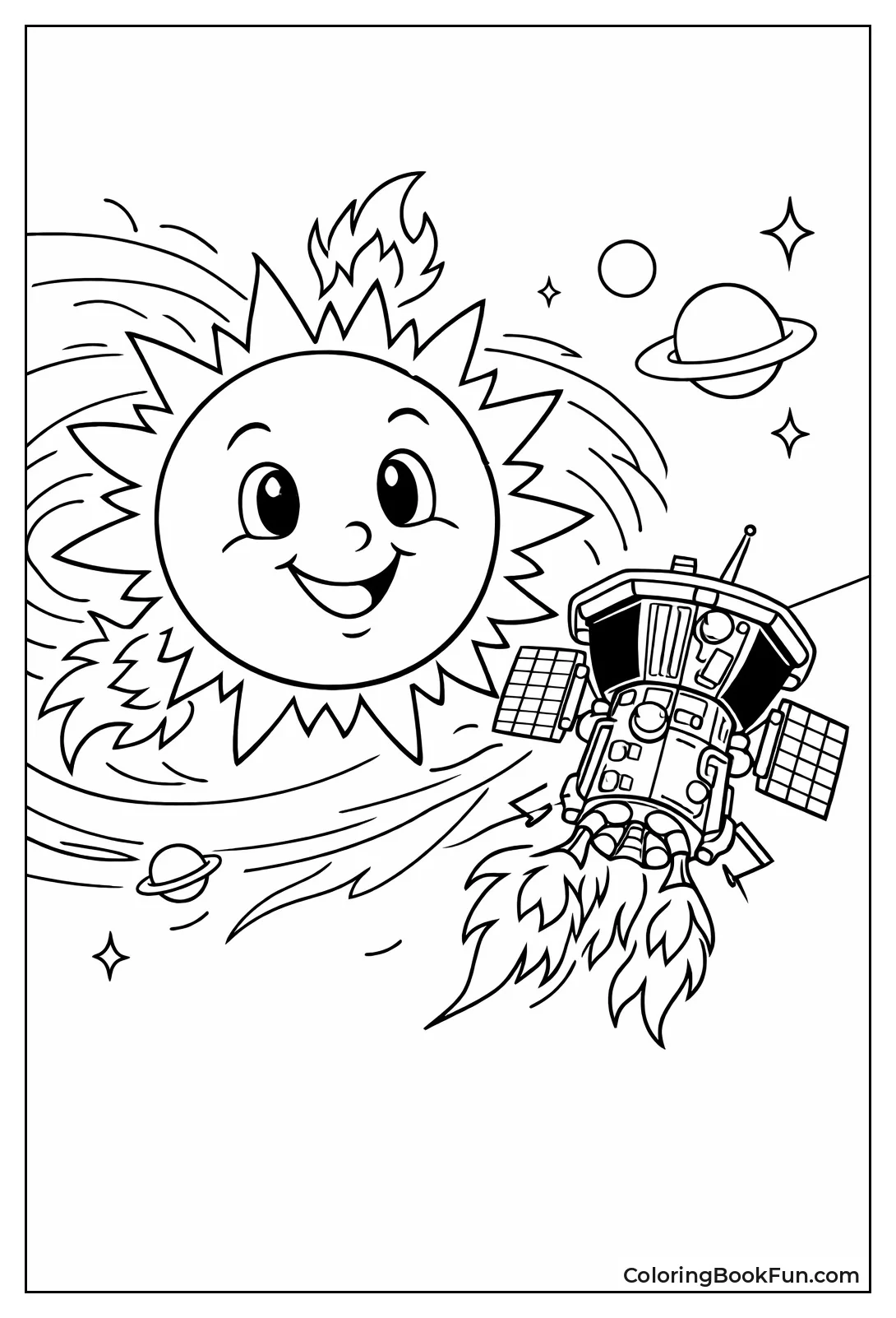 Probe Near Solar Flares