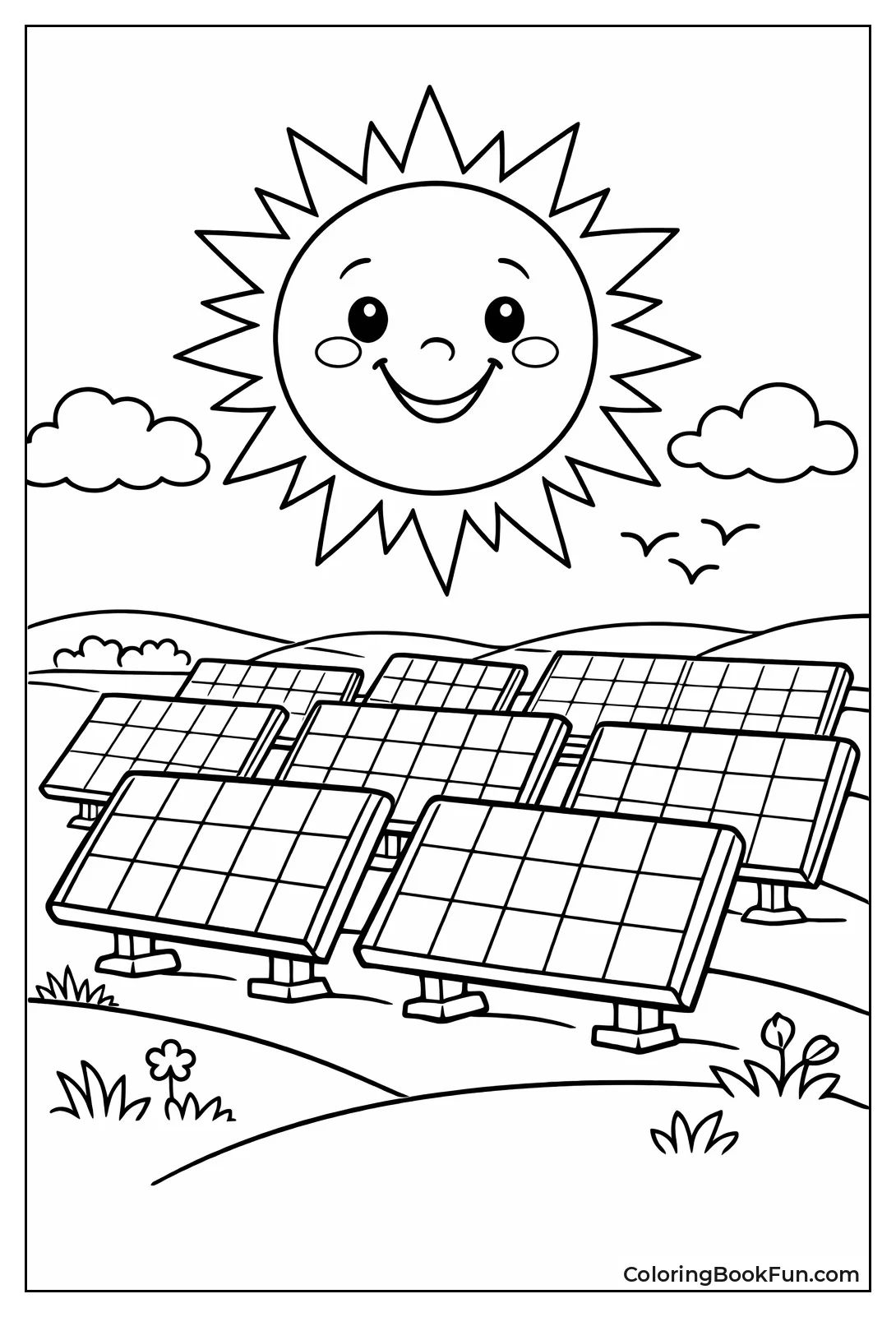 Solar Panels Catching Rays