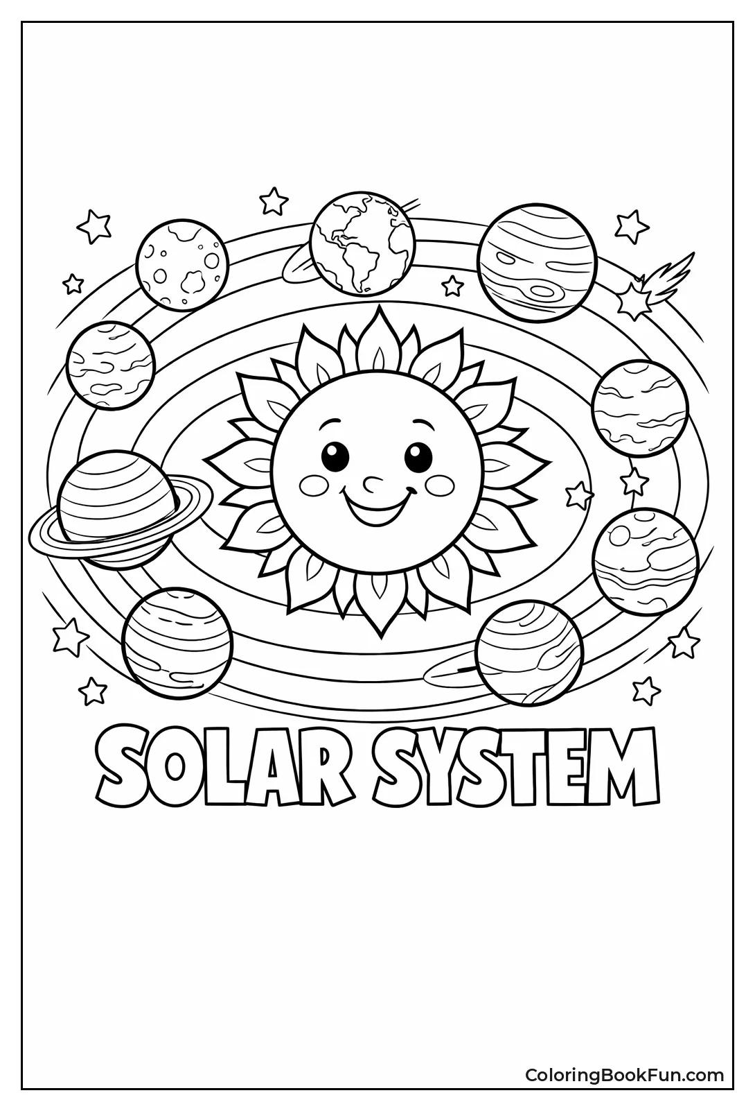 Sun with Eight Planets