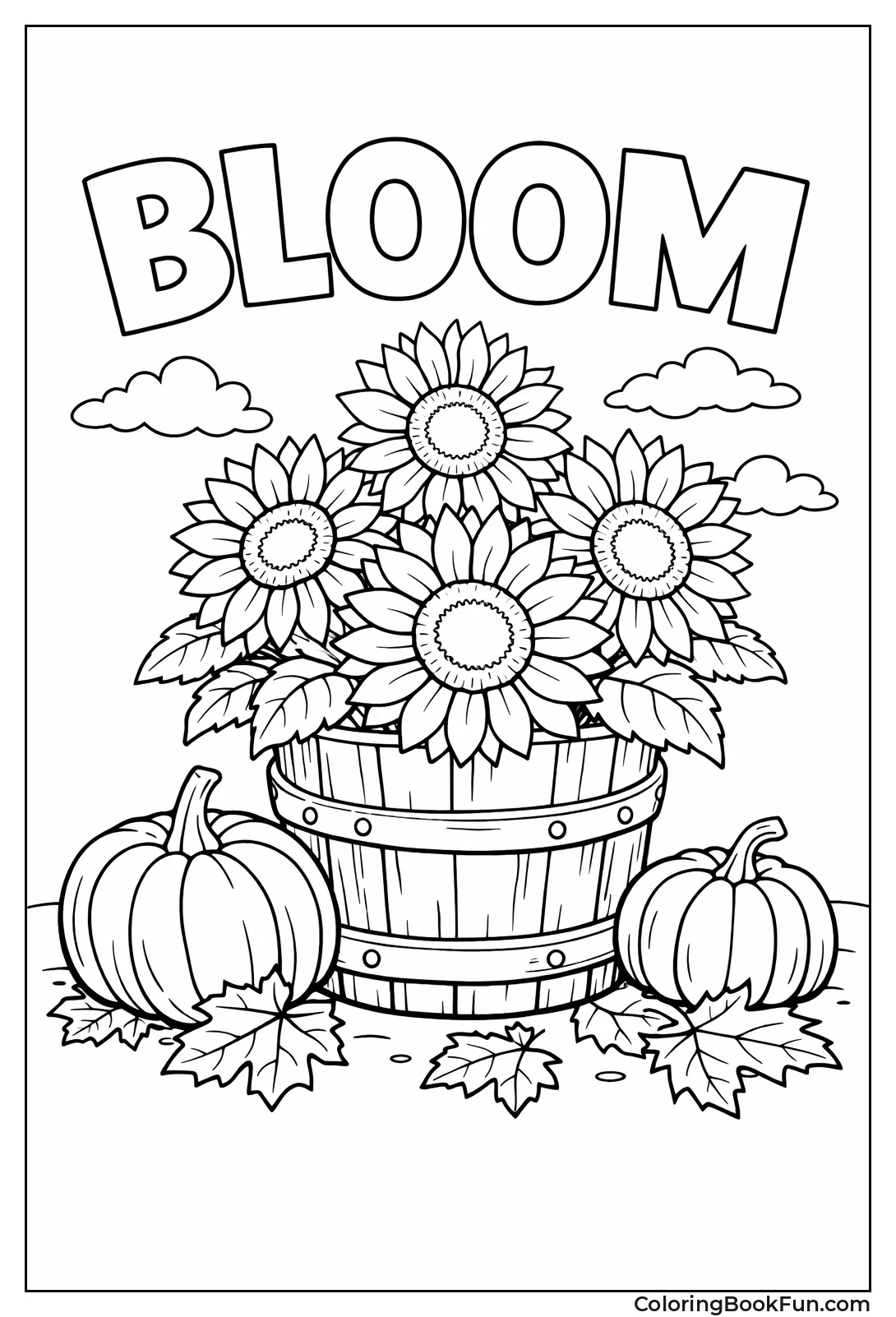 Autumn Sunflower Harvest Bouquet