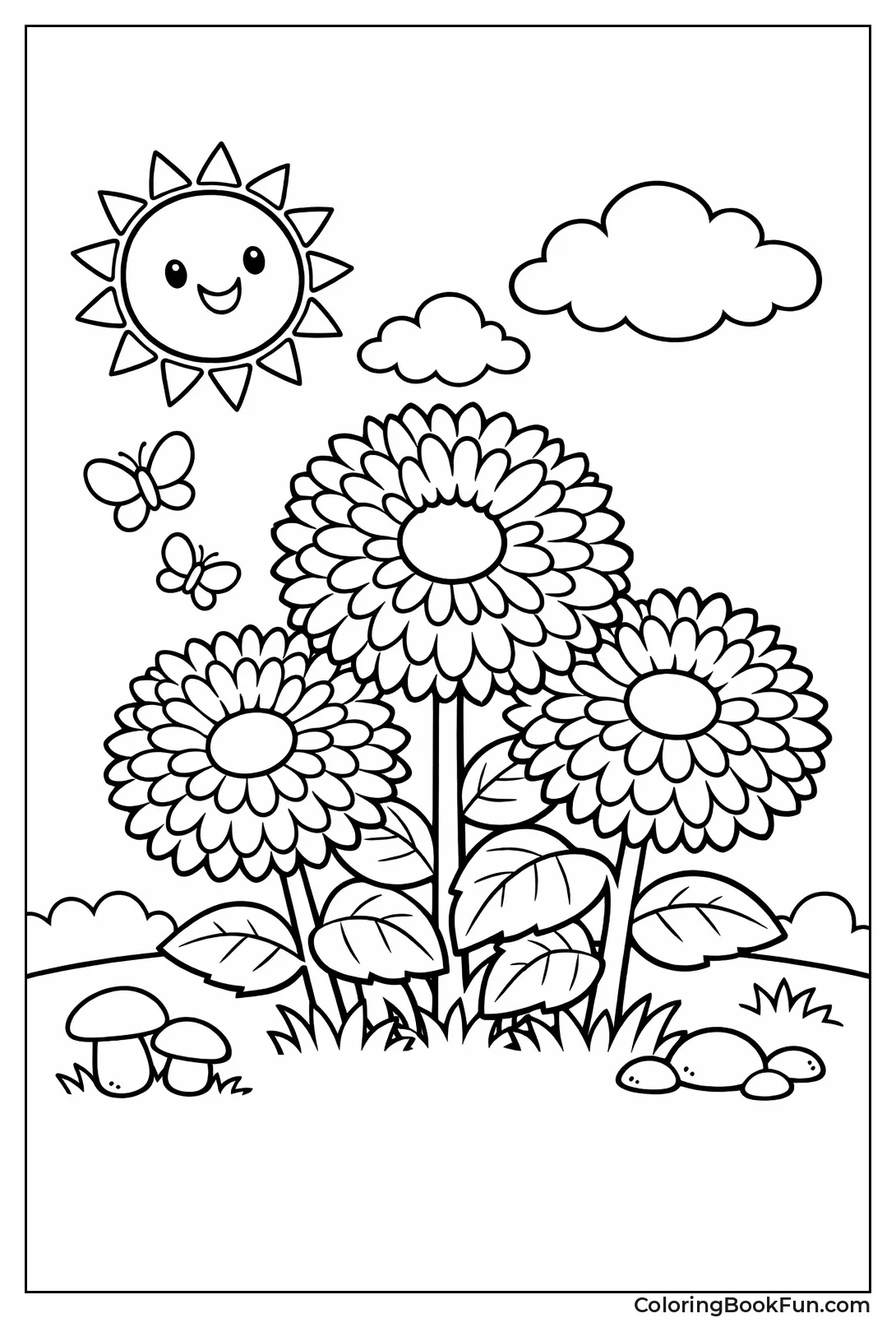 Fluffy Teddy Bear Sunflower