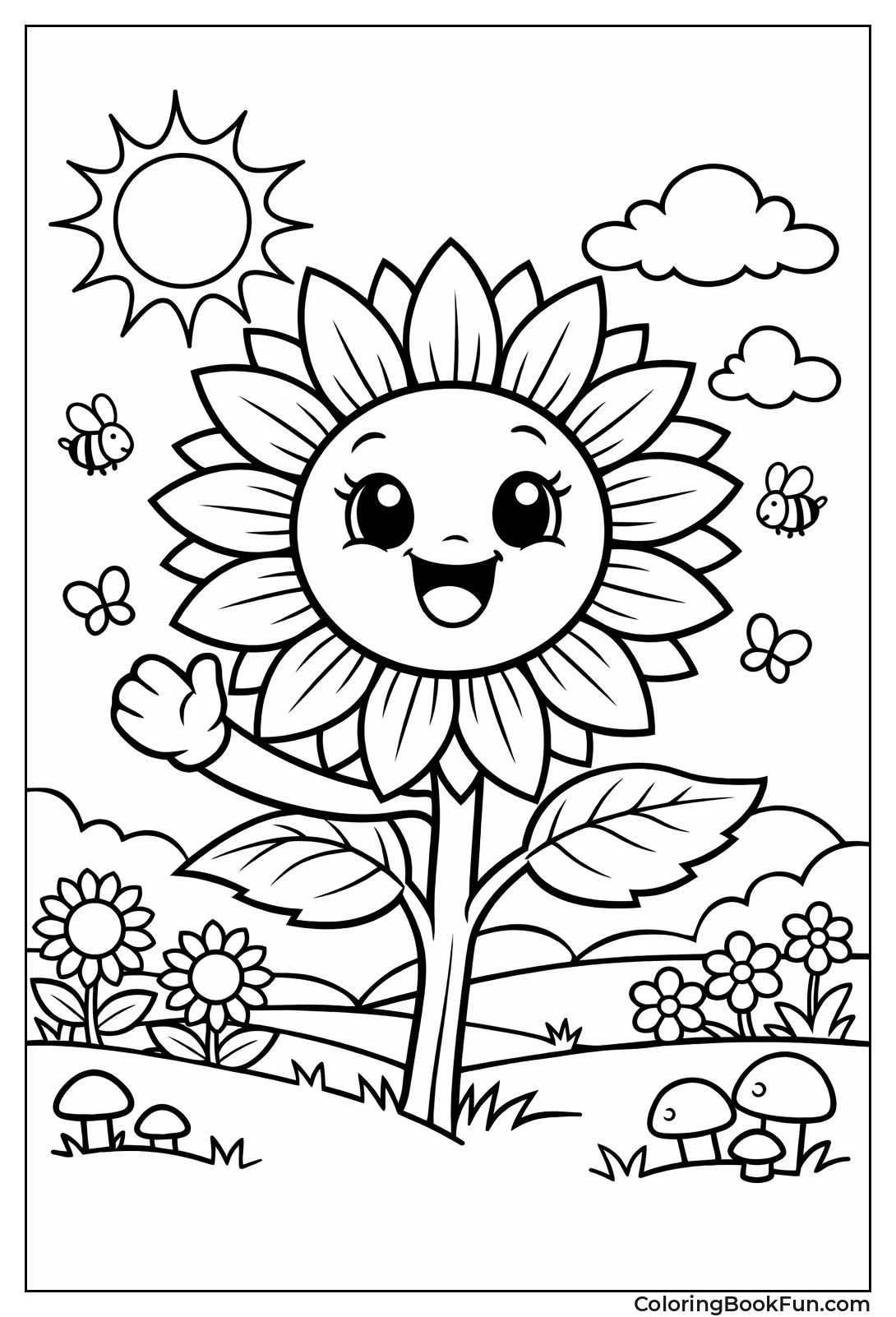 Sunny the Happy Sunflower