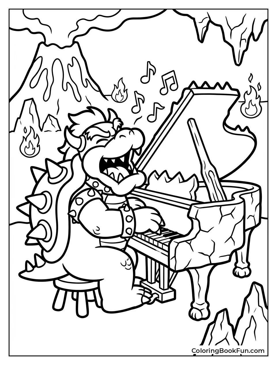 Bowser Plays Passionate Piano Ballad
