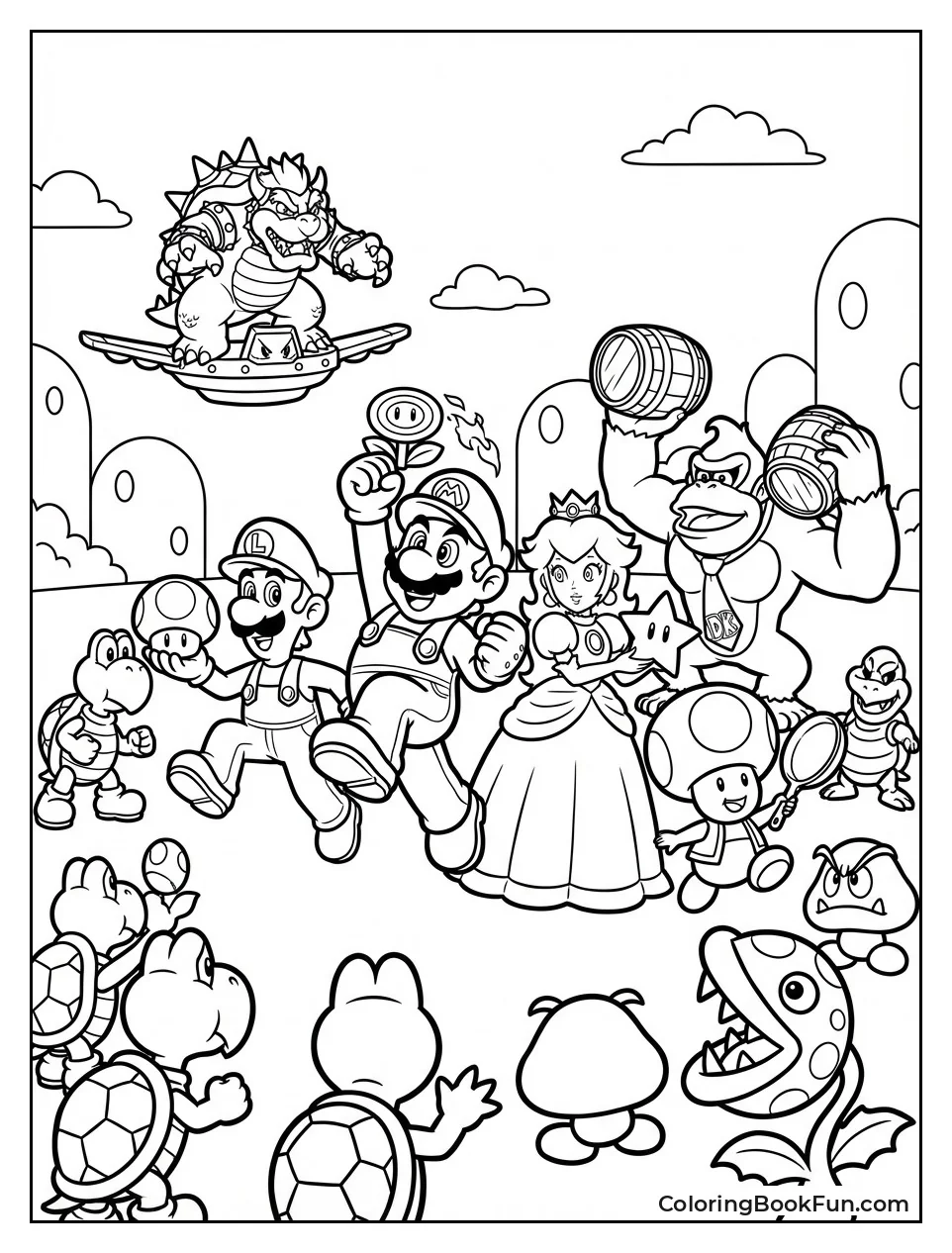 Heroes Battle Bowser Army