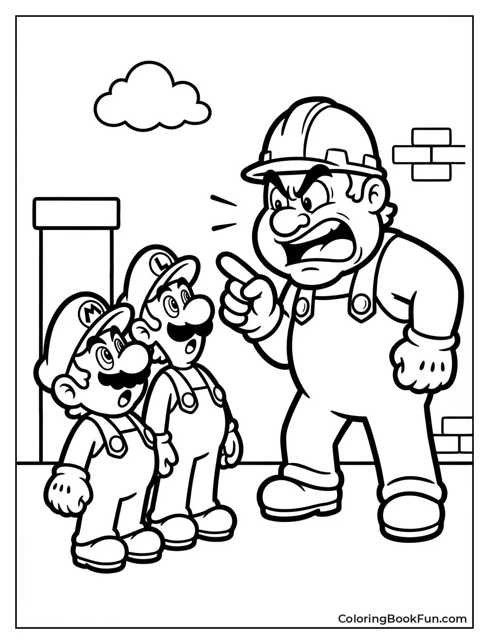 Angry Foreman Yells at Bros