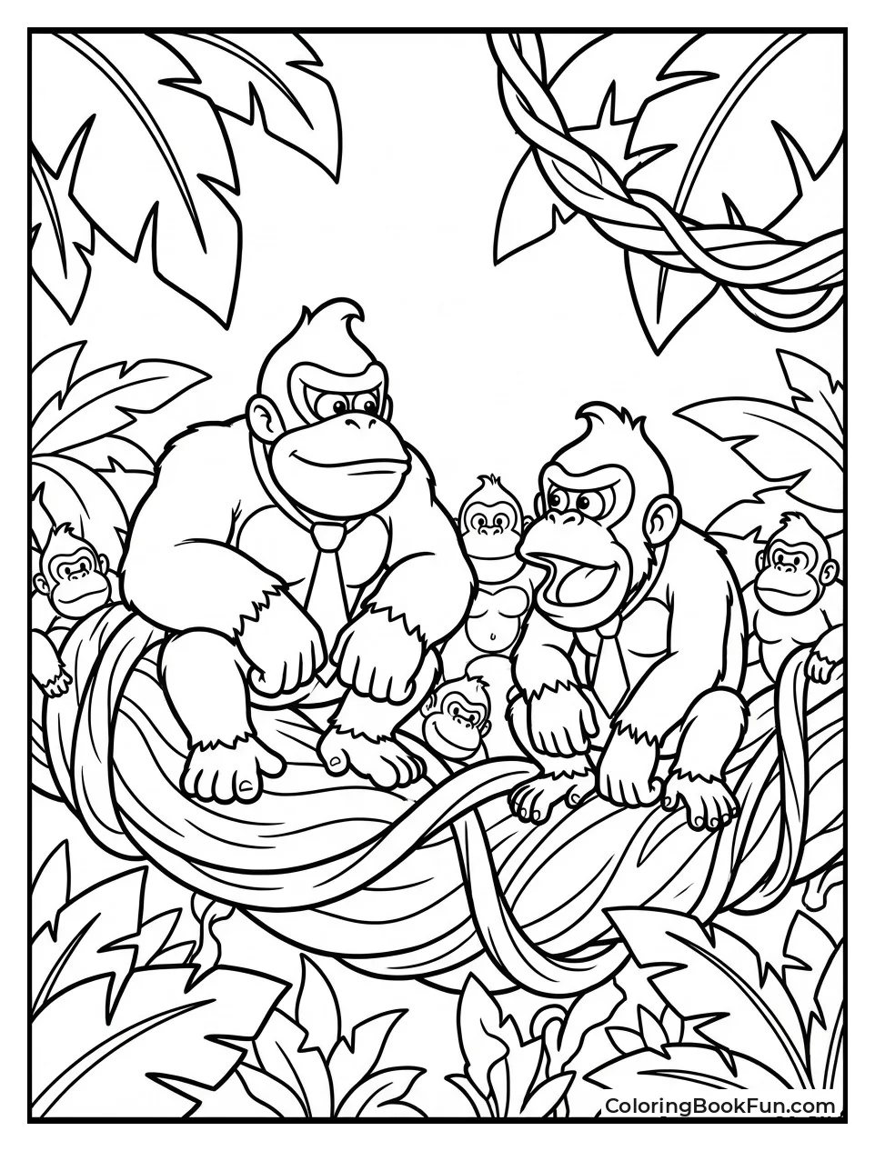 Kong Family Gathers in Jungle