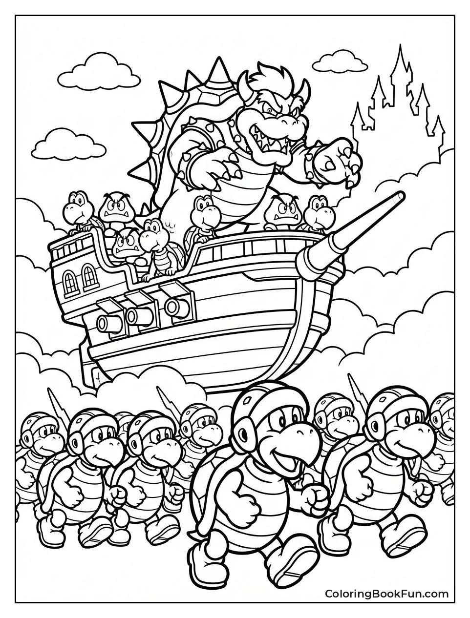 Bowser Leads Dramatic Koopa Forces