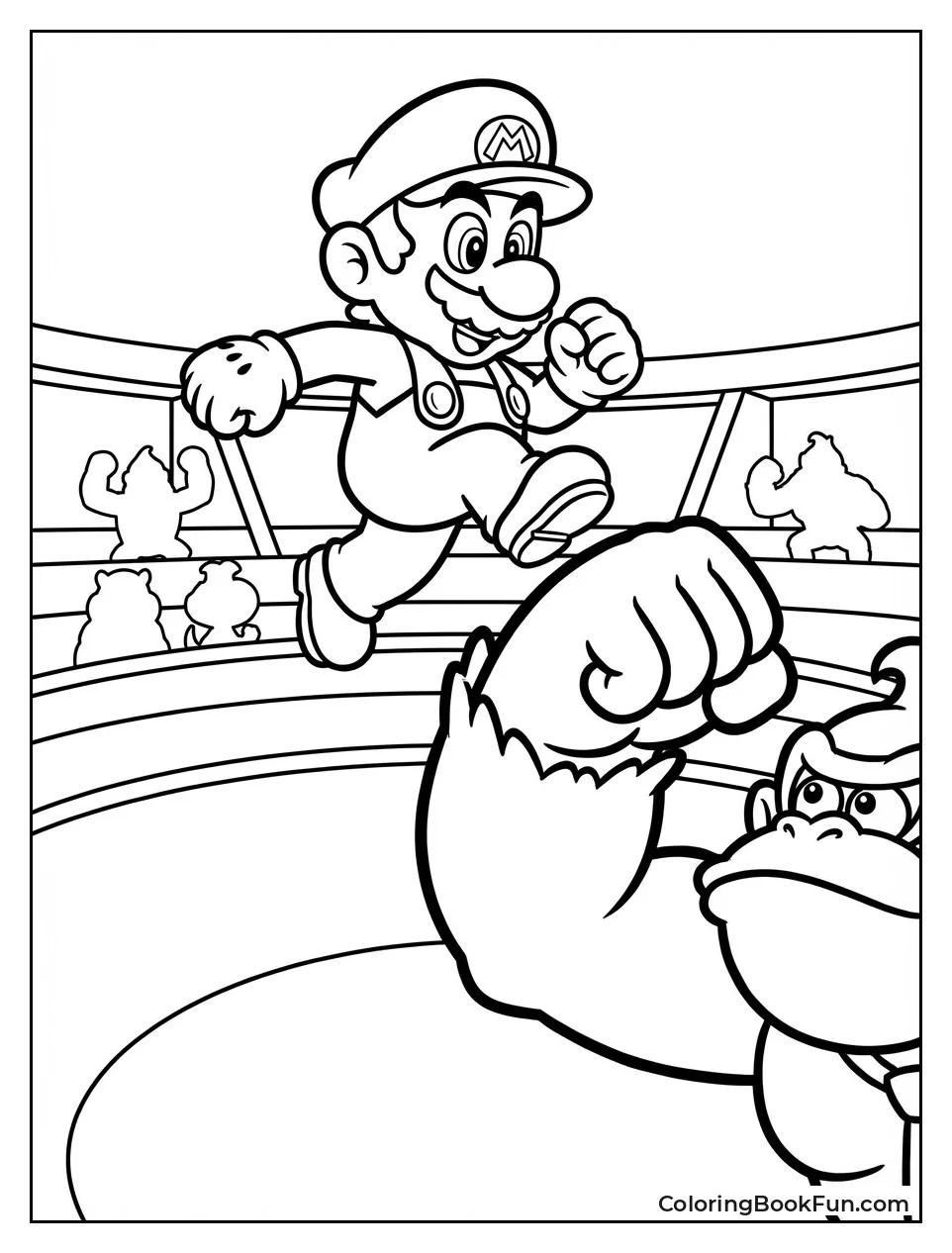 Mario Dodges Donkey Kong Punch