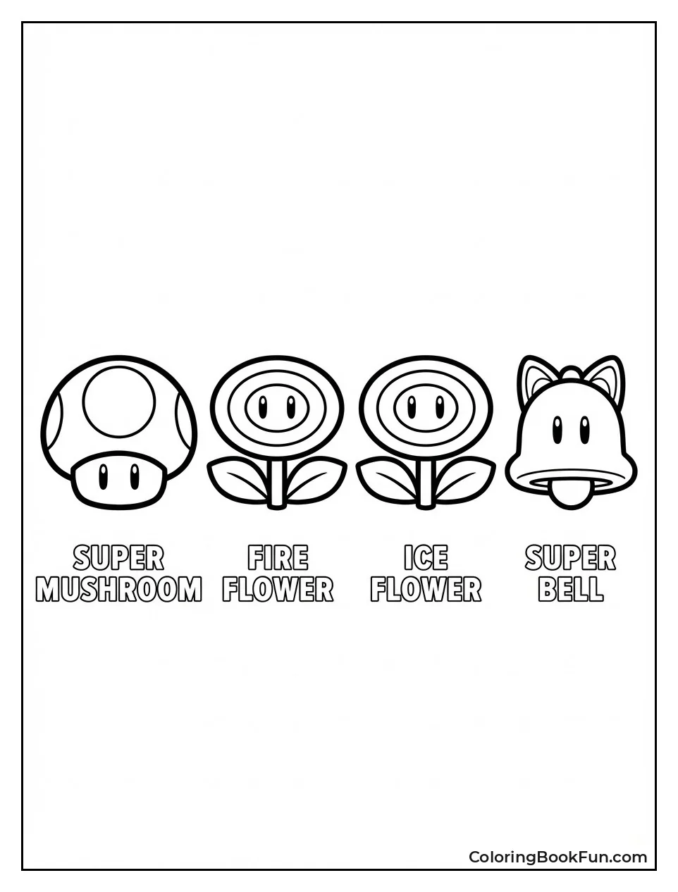 Power-Ups Fire Flower and More