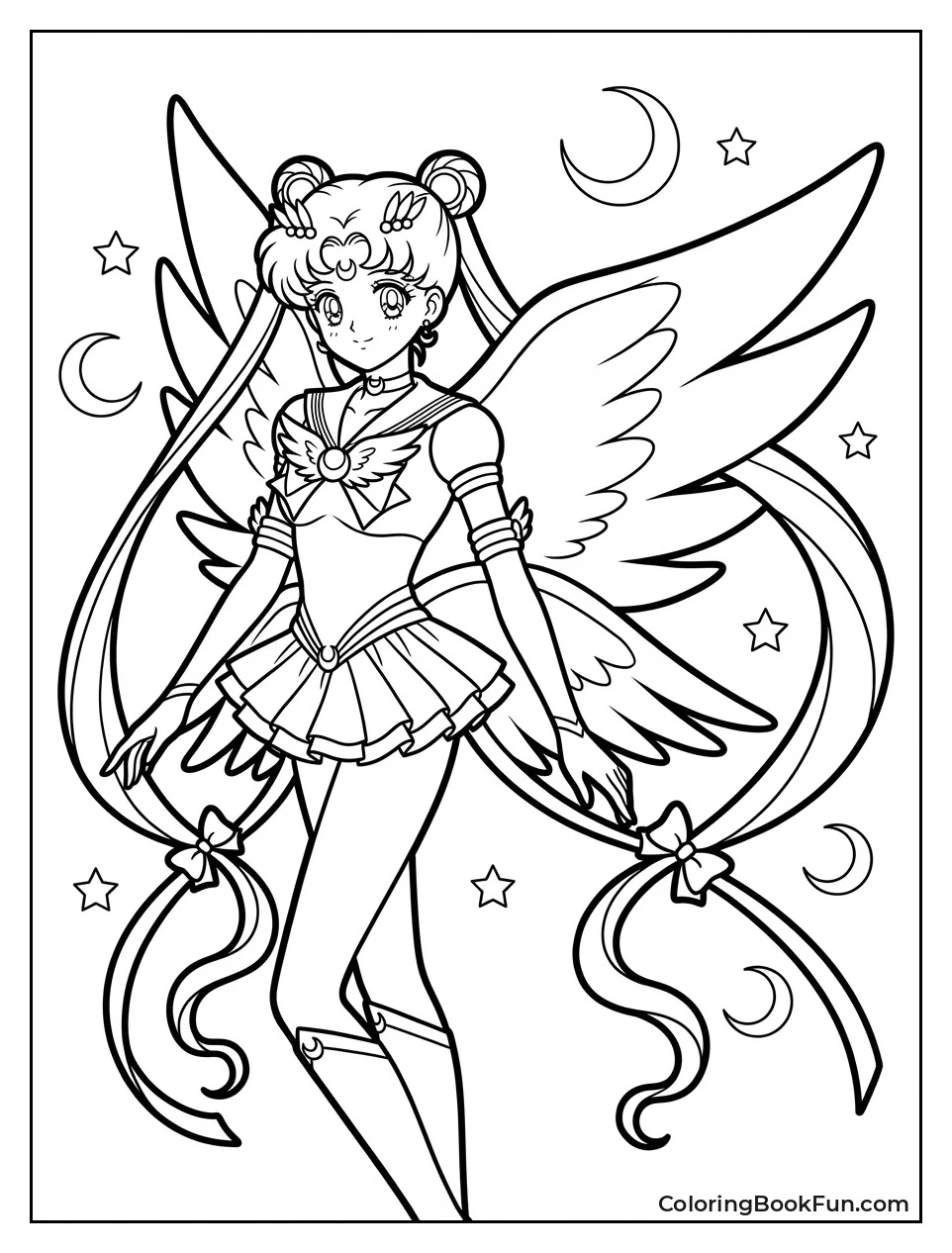 Super Sailor Moon Shows Wings