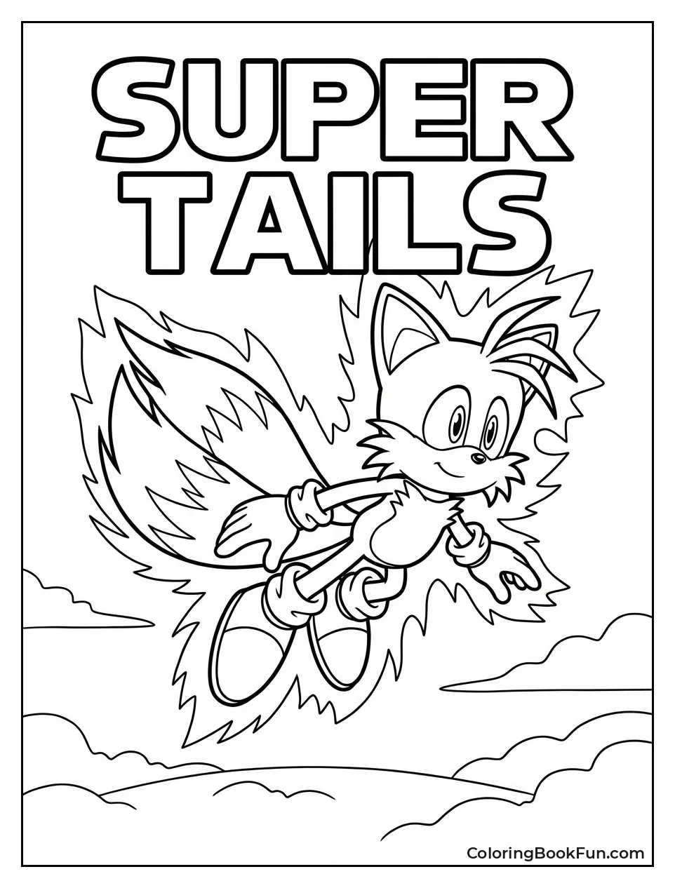 Super Tails Glows Golden