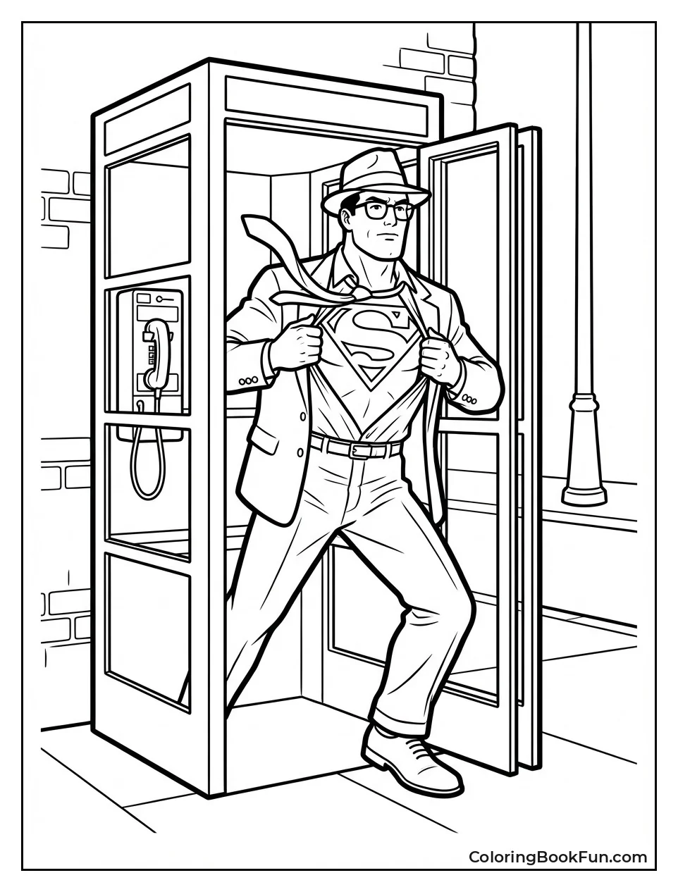 Clark Changes to Superman