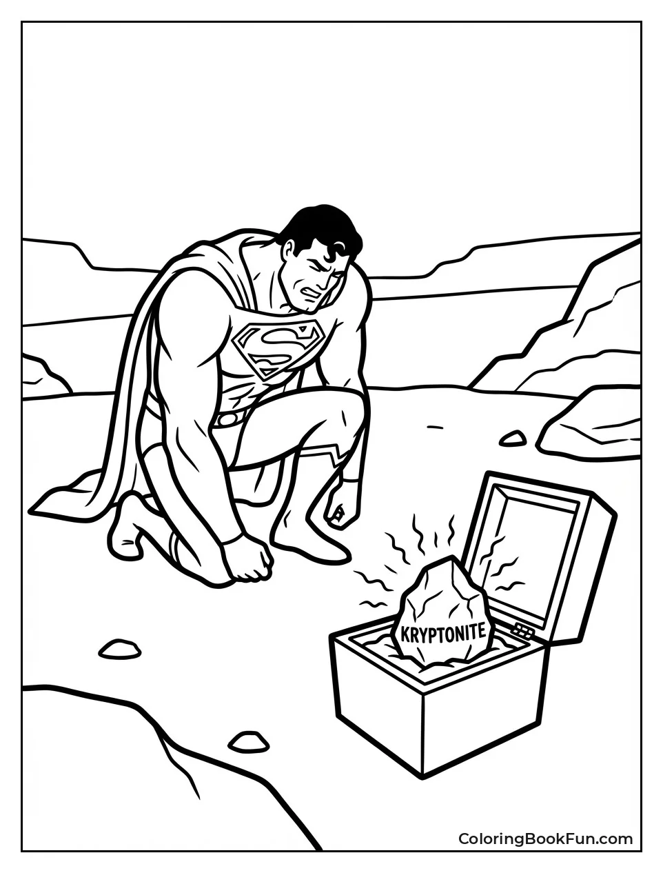 Glowing Kryptonite Rock