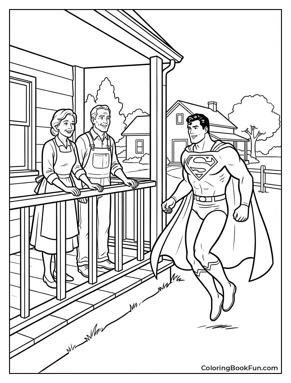 Kents Welcome Superman