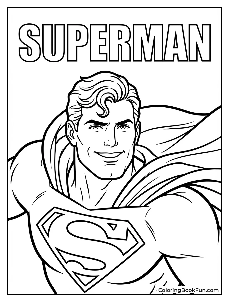 Smiling Superman Portrait