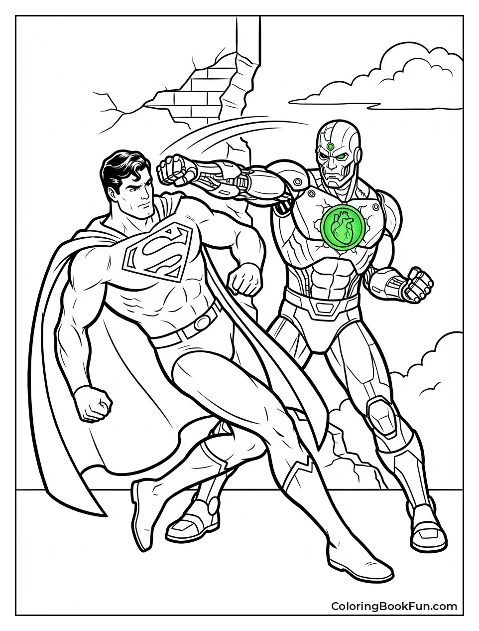 Superman Dodges Metallo