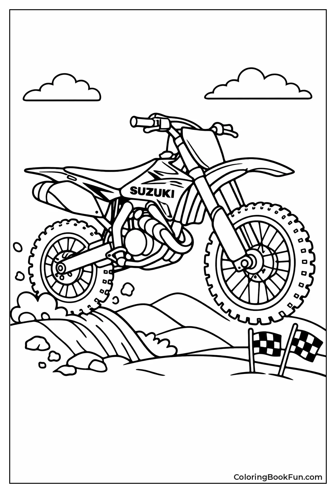 Suzuki Graphics Dirt Bike