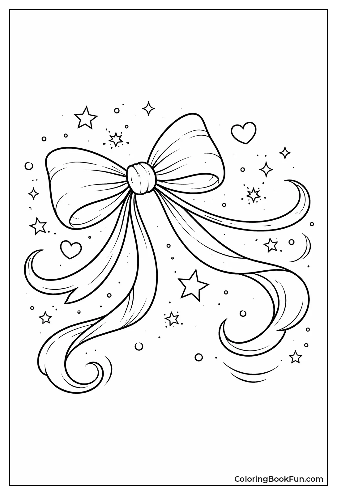 Curling Swirling Ribbon Bow