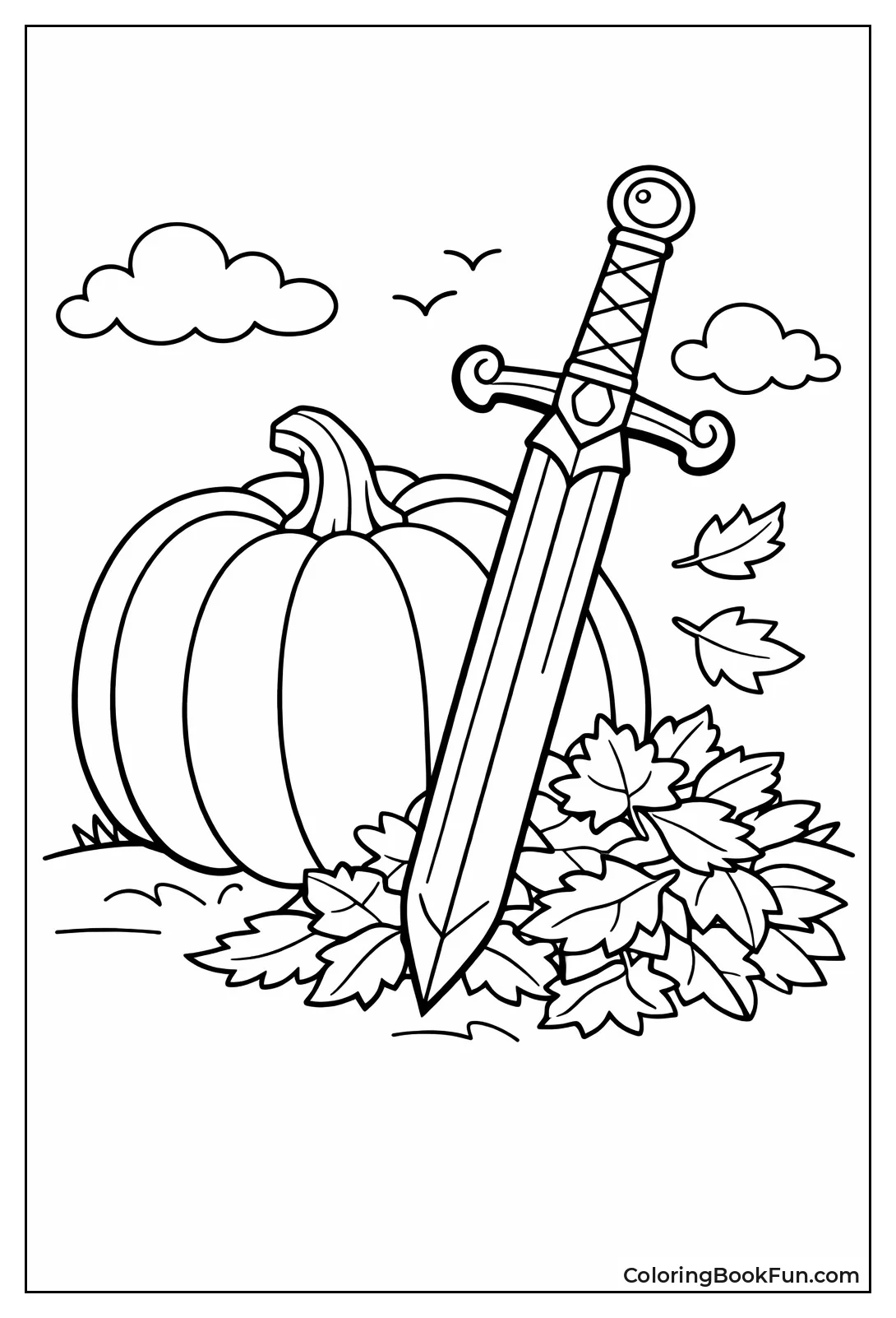 Autumn Pumpkin Sword