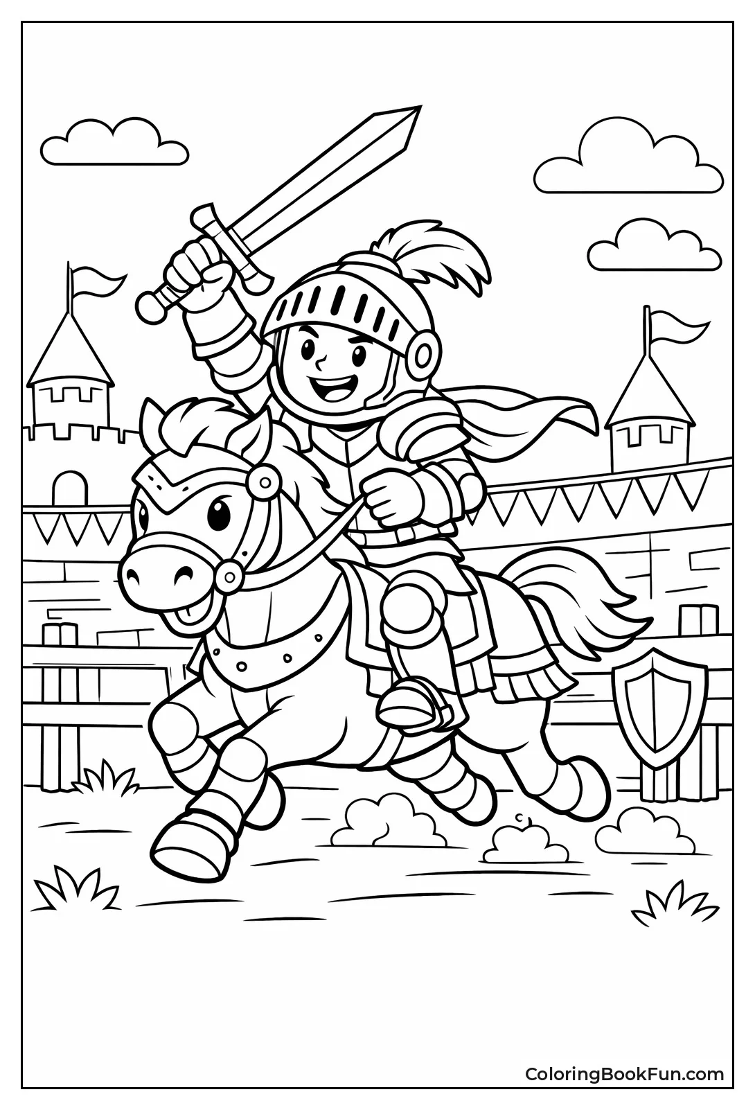 Charging Tournament Knight