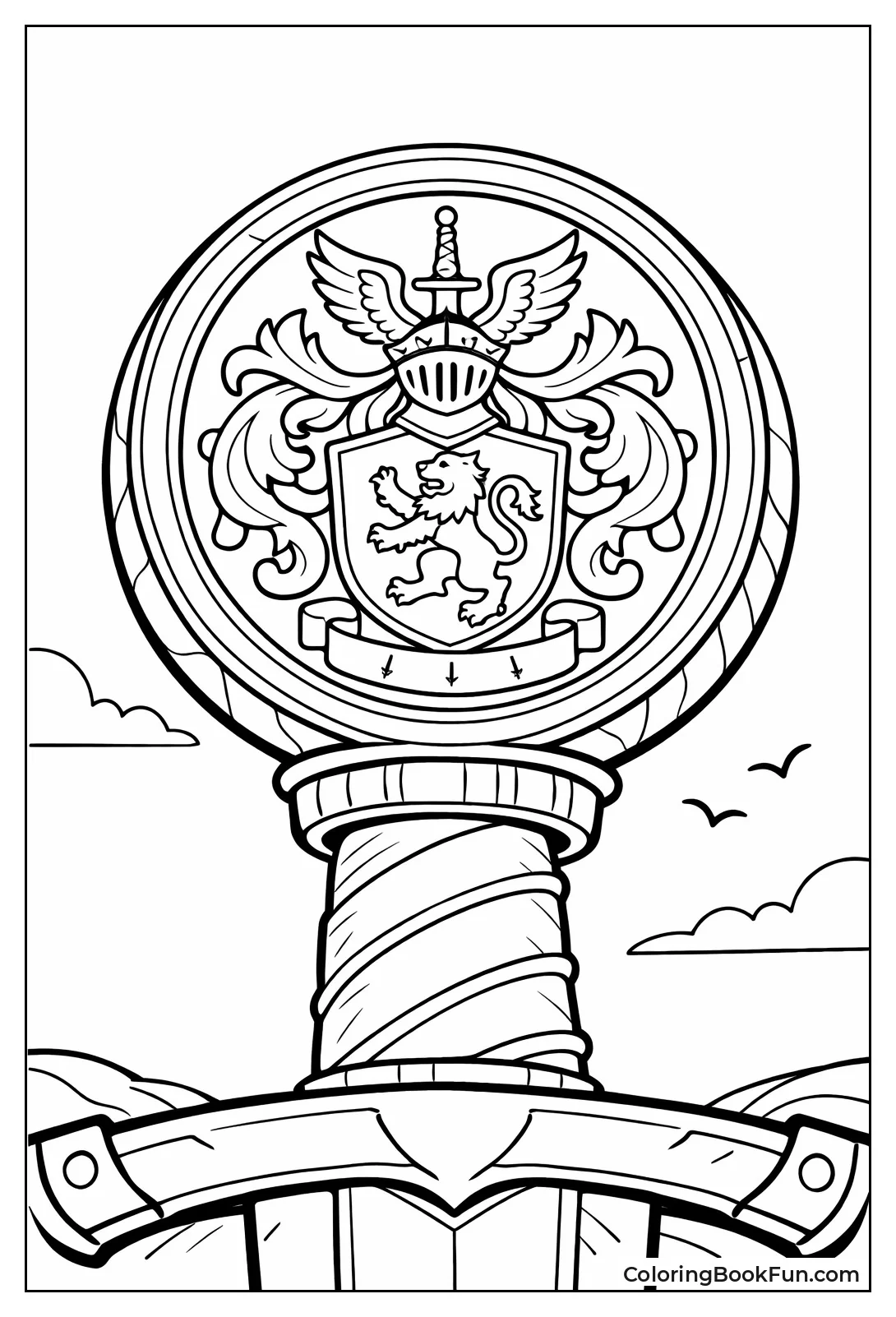 Crested Sword Pommel