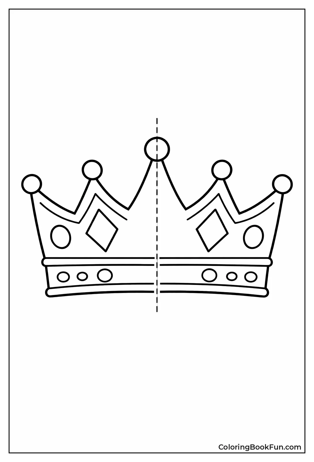 Symmetrical Mirror Fold Crown