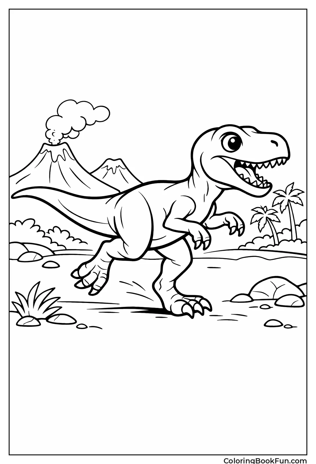 Slim Juvenile T-Rex Runs