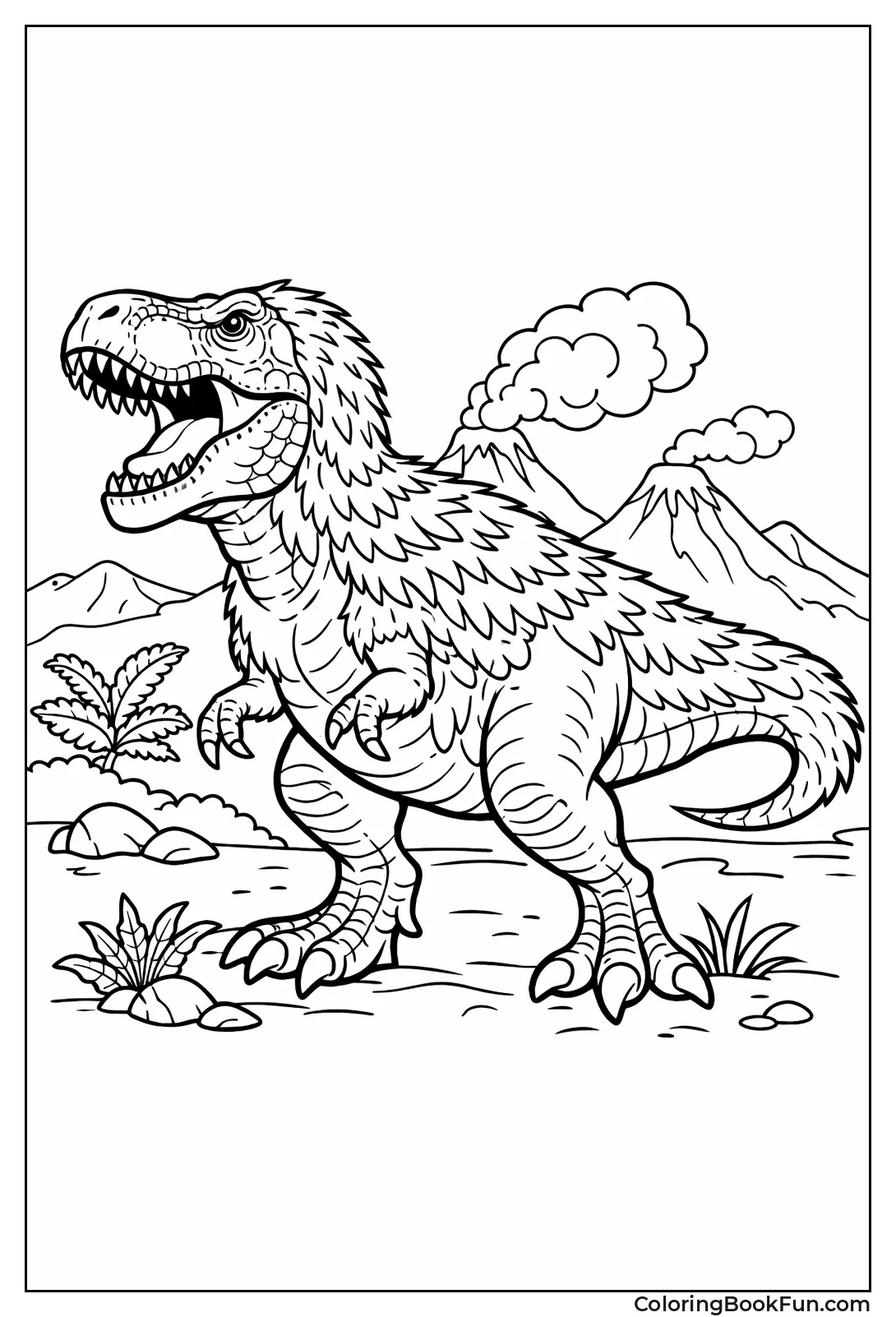 Realistic Feathered T-Rex