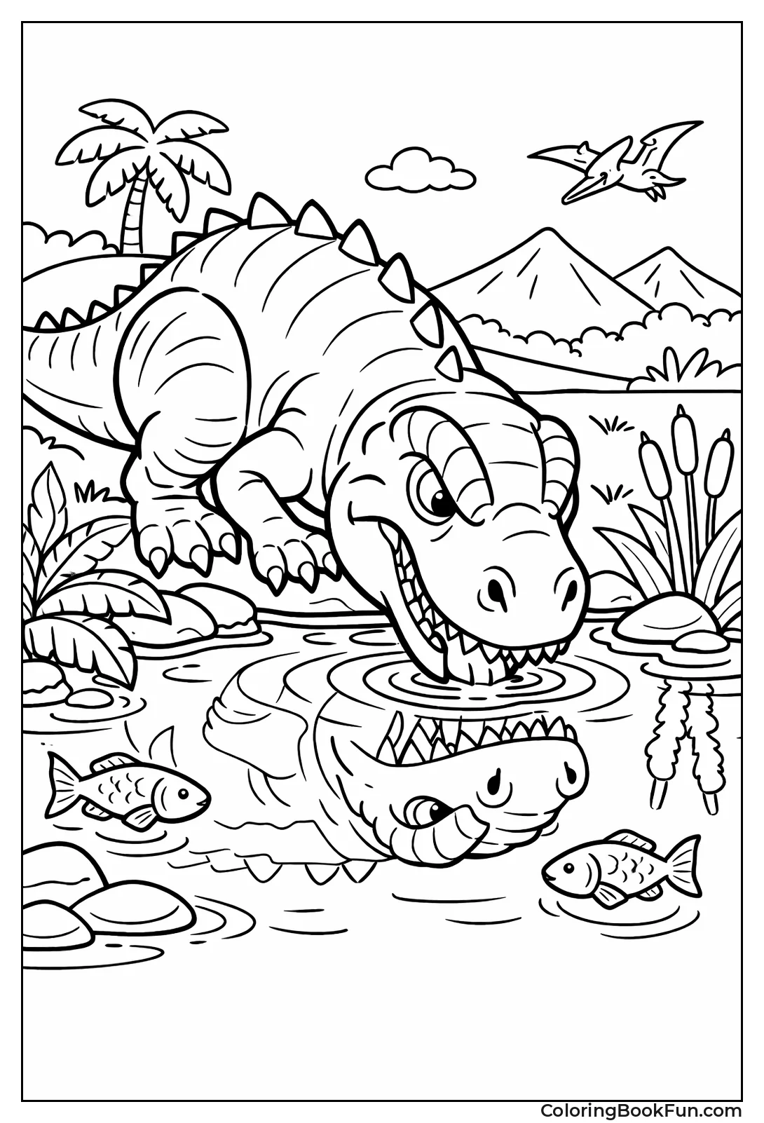 T-Rex Lounges by River