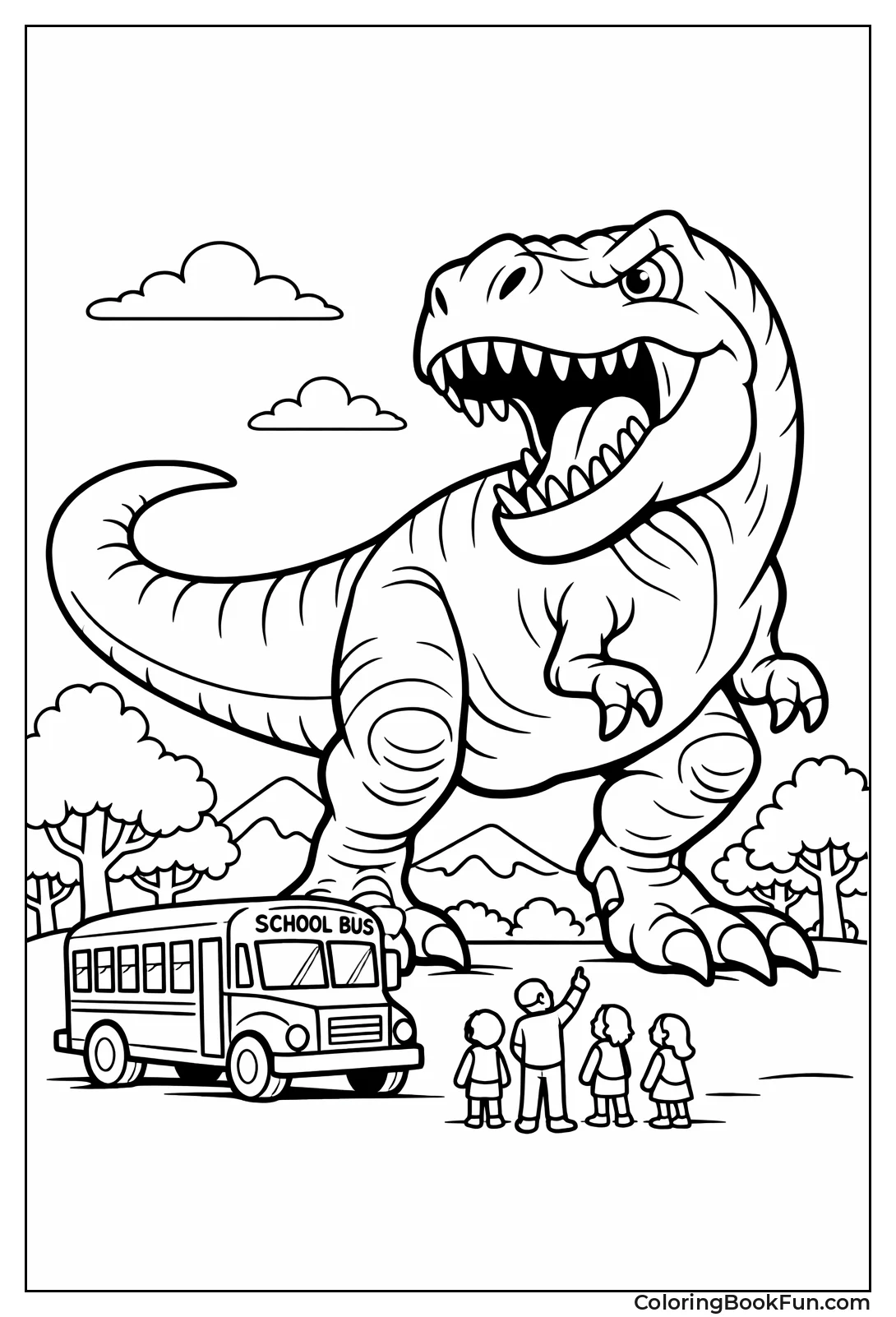 T-Rex Towers Over Humans