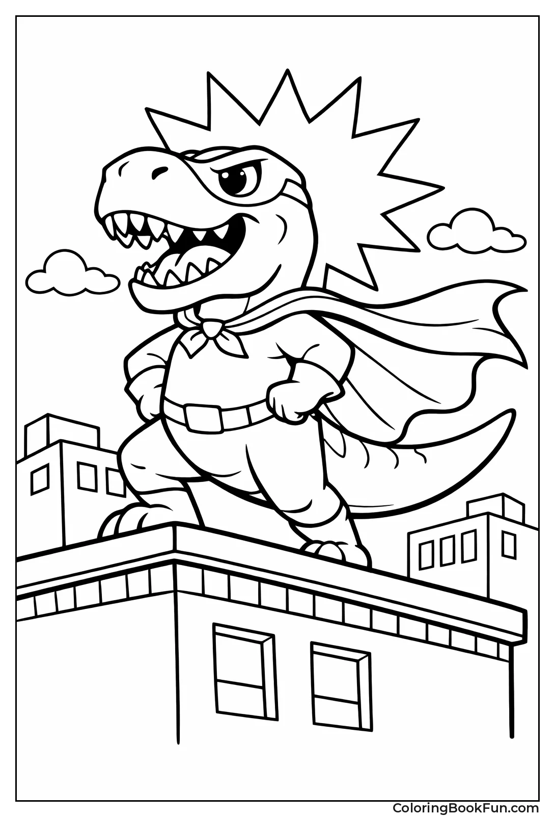 Superhero T-Rex Poses