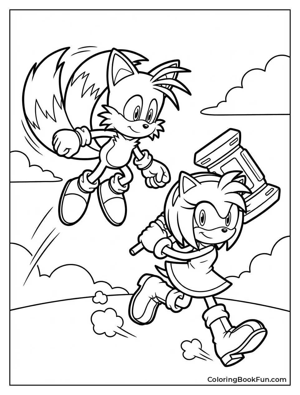 Tails Charges with Amy