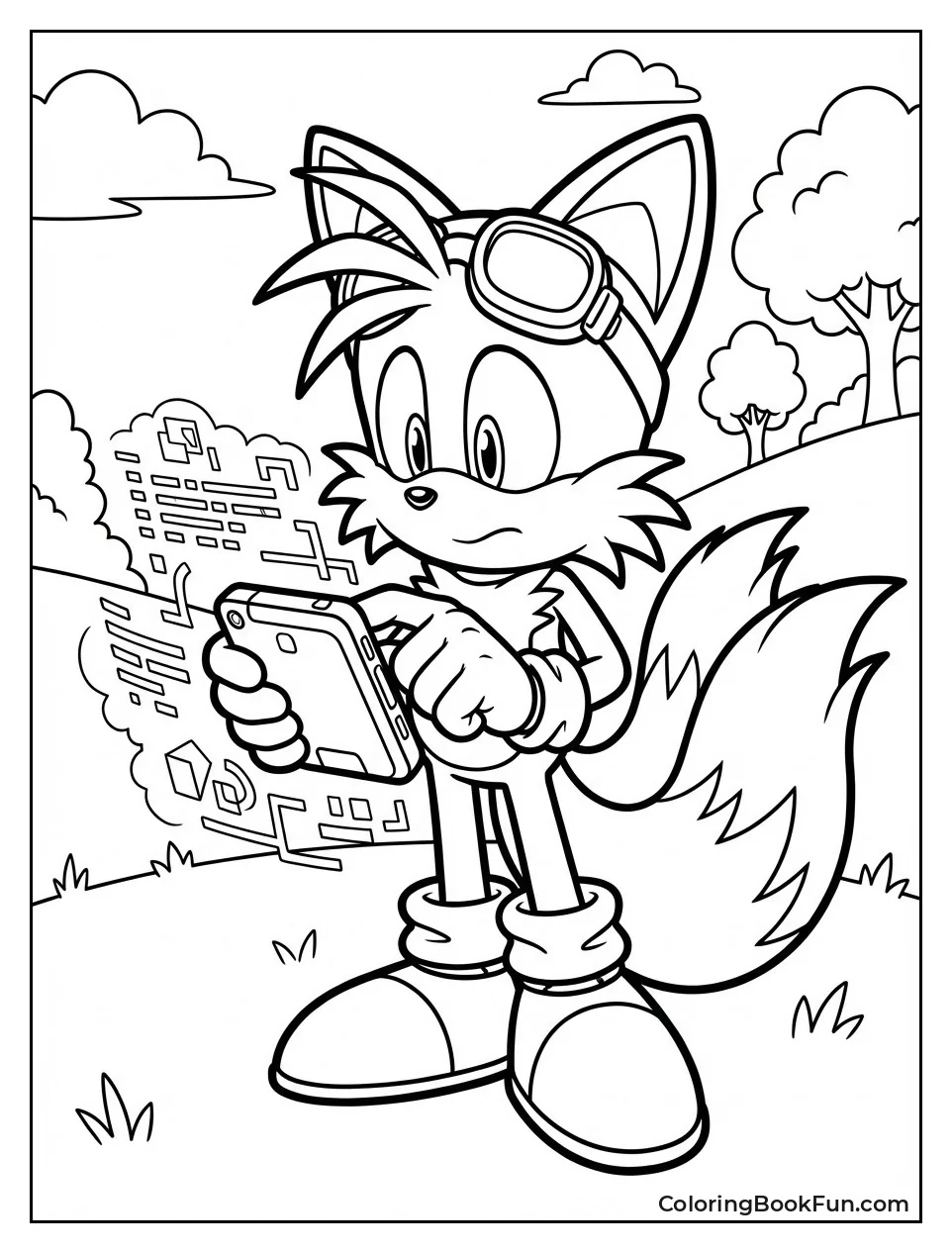 Tails Uses Miles Electric