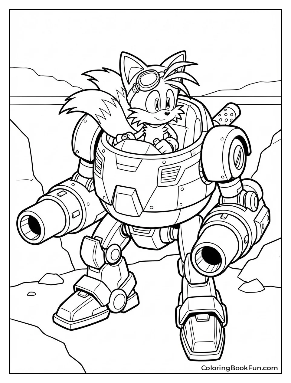 Tails Controls Cyclone Mech