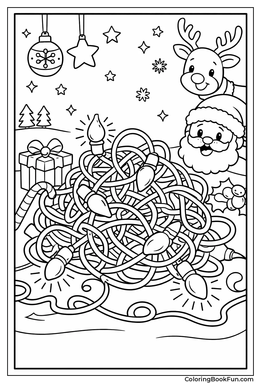 Lights Tangle in Mess