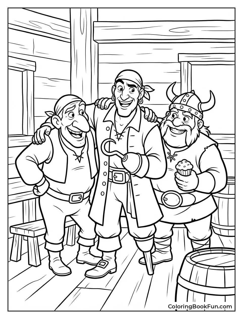 Friendly Thugs Pose Together