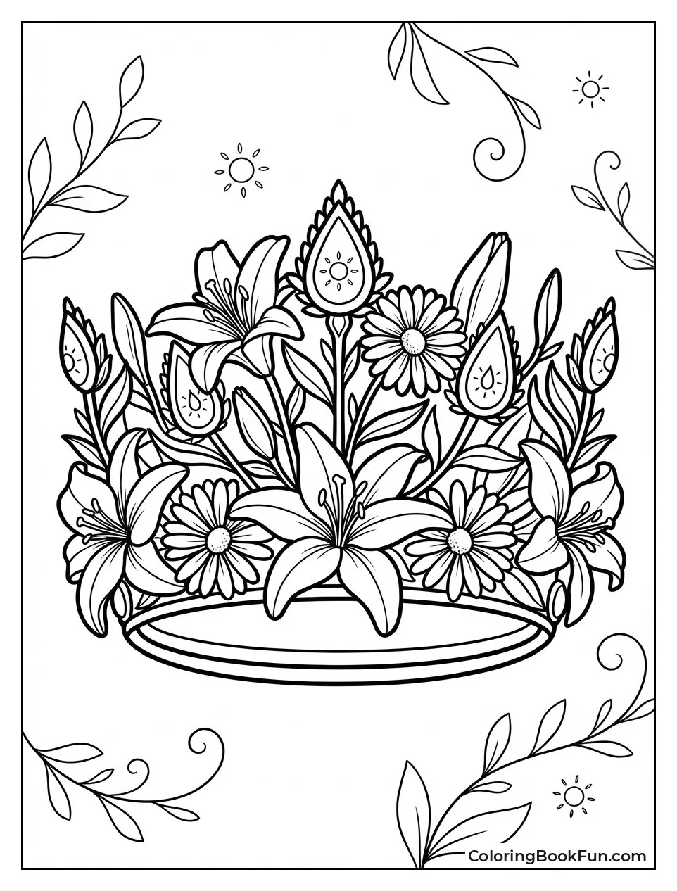 Rapunzel's Pretty Flower Crown