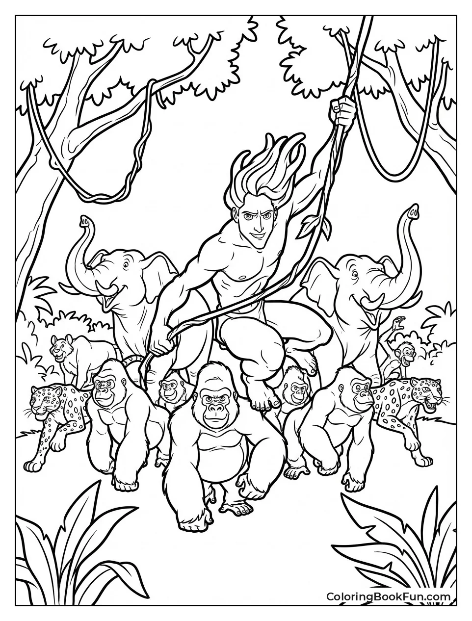 Tarzan Leads Animal Rescue Charge