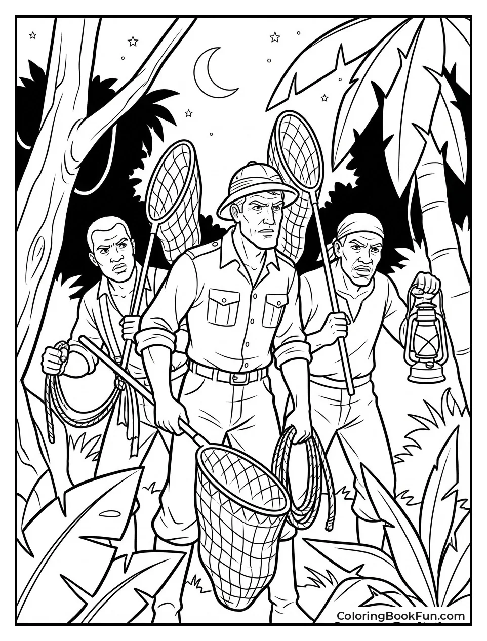 Clayton Sets Gorilla Capture Nets