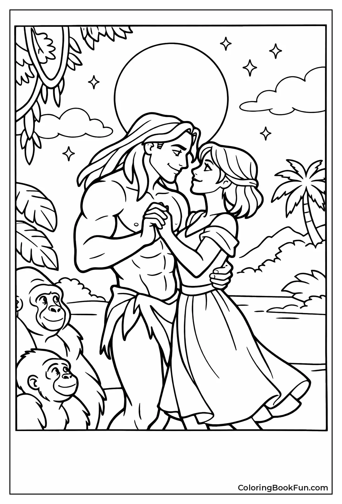 Tarzan Dances with Jane Moonlight